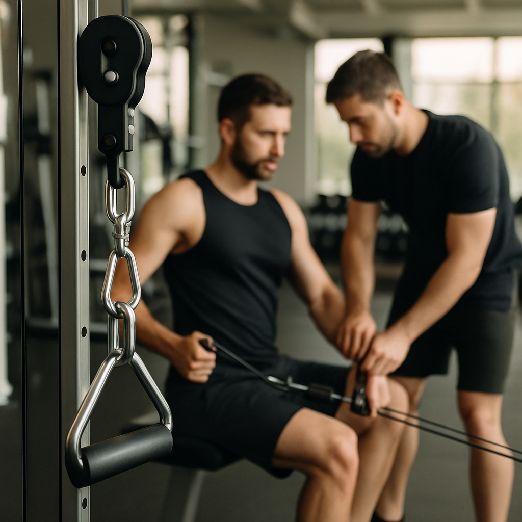 Krafttraining mit vielseitigen Geräten und Kabelzugsystemen 57af4705 ca92 4a7d a1e8 093f0c1ce4db